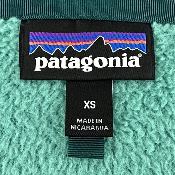 PATAGONIA Re-Tool Snap-T fleece pullover - women's size XS green 25442 - Picture 7 of 9